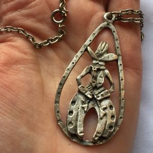 Cowboy Handcrafted Pendant Necklace